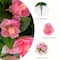 19" UV Resistant Artificial Hibiscus Bushes, 3ct.